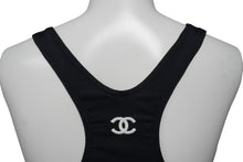 Load image into Gallery viewer, CHANEL シャネル スイムウェア 水着 ココマーク ネイビー ナイロン スパンデックス サイズ42 美品 中古 54475