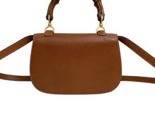 Load image into Gallery viewer, GUCCI グッチ バンブー 2WAYバッグ ハンドバッグ ショルダーバッグ 000 01 0633 レザー ブラウン ゴールド金具 美品 中古 54476