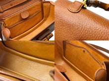 Load image into Gallery viewer, GUCCI グッチ バンブー 2WAYバッグ ハンドバッグ ショルダーバッグ 000 01 0633 レザー ブラウン ゴールド金具 美品 中古 54476