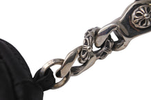 Load image into Gallery viewer, 新品未使用 CHROME HEARTS クロムハーツ 小物 Air podsケース ミニポーチ チェーン CHプラス TAKA MICRO ブラック 中古 54495