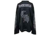 Load image into Gallery viewer, 新品未使用 CHROME HEARTS クロムハーツ スタジアムウォームアップジャージー メッシュ ブラック グレー サイズS 中古 54510
