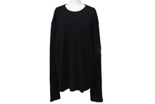 Load image into Gallery viewer, 新品未使用 CHROME HEARTS クロムハーツ サーマル Y NOT ロングTシャツ 新タグ レザーパッチ ブラック サイズXL 中古 54513
