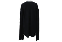 Load image into Gallery viewer, 新品未使用 CHROME HEARTS クロムハーツ サーマル Y NOT ロングTシャツ 新タグ レザーパッチ ブラック サイズXL 中古 54513