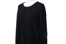 Load image into Gallery viewer, 新品未使用 CHROME HEARTS クロムハーツ サーマル Y NOT ロングTシャツ 新タグ レザーパッチ ブラック サイズXL 中古 54513