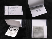 Load image into Gallery viewer, 新品未使用 CHROME HEARTS クロムハーツ サーマル Y NOT ロングTシャツ 新タグ レザーパッチ ブラック サイズXL 中古 54513