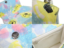 Load image into Gallery viewer, CHANEL シャネル ショルダーバッグ フローラルターコイズキルティングCCフラップバッグ 4番台 シルバー金具 良品 中古 54536