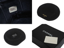 Load image into Gallery viewer, CHANEL シャネル ポーチ ミニバニティポーチ ココマーク ラムスキン ブラック ゴールド金具 美品 中古 54542
