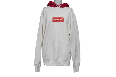 極美品 14SS Supreme × COMME des GARCONS SHIRTS シュプリーム × コムデギャルソン ボックスロゴパーカー サイズM 中古 54563
