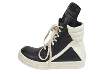 Load image into Gallery viewer, Rick Owens リックオウエンス ジオバスケット ハイカット スニーカー E16 3445 ブラック ホワイト 靴 サイズ39 美品 中古 54579