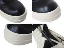 Load image into Gallery viewer, Rick Owens リックオウエンス ジオバスケット ハイカット スニーカー E16 3445 ブラック ホワイト 靴 サイズ39 美品 中古 54579