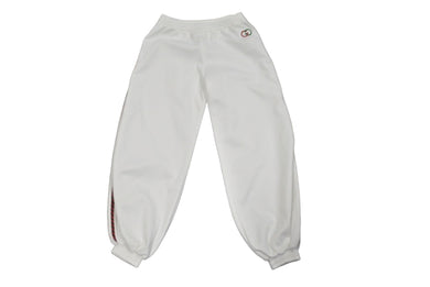 GUCCI グッチ パンツ スウェット キッズ レディース GGロゴ サイズ12 ホワイト 604336 XJBL1 美品 中古 54584 