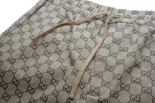 画像をギャラリービューアに読み込む, 極美品 GUCCI グッチ パンツ GGキャンバス ジョギングパンツ ベージュ サイズ46 569769 ZKU09 中古 54585 