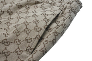 極美品 GUCCI グッチ パンツ GGキャンバス ジョギングパンツ ベージュ サイズ46 569769 ZKU09 中古 54585 