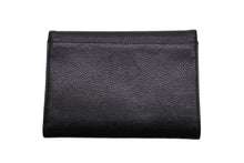 Load image into Gallery viewer, CHANEL シャネル 三つ折り財布 ココマーク 5番台 ブラック キャビアスキン ゴールド金具 美品 中古 54589