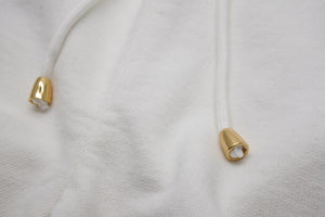GUCCI グッチ パンツ ブロックスウェットジョギングロングパンツ サイズL 20AW ホワイト 625403XJCSU ゴールド金具 美品 中古 54594 