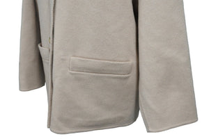 極美品 PRADA プラダ ジャケット ダブルウール キャバンジャケット サイズ38 22aw RN98339 ゴールド金具 中古 54597