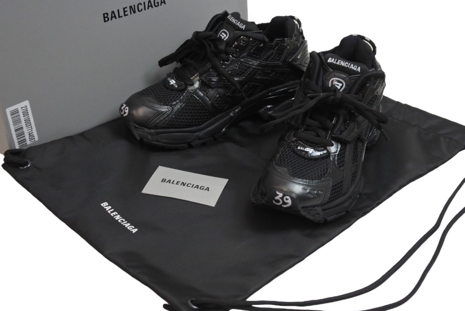 極美品 BALENCIAGA バレンシアガ スニーカー RUNNER ランナー ユーズド ...