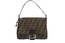 Load image into Gallery viewer, FENDI フェンディ ハンドバッグ マンマバケット ズッカ柄 ブラウン 26325 キャンバス レザー シルバー金具 中古 54619