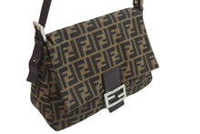 Load image into Gallery viewer, FENDI フェンディ ハンドバッグ マンマバケット ズッカ柄 ブラウン 26325 キャンバス レザー シルバー金具 中古 54619