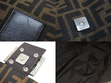 Load image into Gallery viewer, FENDI フェンディ ハンドバッグ マンマバケット ズッカ柄 ブラウン 26325 キャンバス レザー シルバー金具 中古 54619
