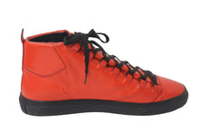 Load image into Gallery viewer, BALENCIAGA バレンシアガ スニーカー arena アリーナ レザーハイカットスニーカー レッド サイズ 45 341763 美品 中古 54623