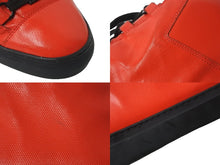 Load image into Gallery viewer, BALENCIAGA バレンシアガ スニーカー arena アリーナ レザーハイカットスニーカー レッド サイズ 45 341763 美品 中古 54623