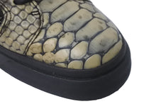 Load image into Gallery viewer, GIUSEPPE ZANOTTI ジュゼッペザノッティ スニーカー ハイカット パイソン柄 レザー サイズ46 シルバー金具 美品 中古 54625