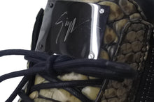 Load image into Gallery viewer, GIUSEPPE ZANOTTI ジュゼッペザノッティ スニーカー ハイカット パイソン柄 レザー サイズ46 シルバー金具 美品 中古 54625