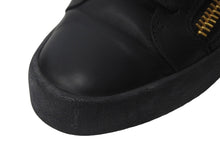 Load image into Gallery viewer, GIUSEPPE ZANOTTI ジュゼッペザノッティ スニーカー スタッズ クラスプ ブラック レザー 46 ゴールド金具 美品 中古 54627