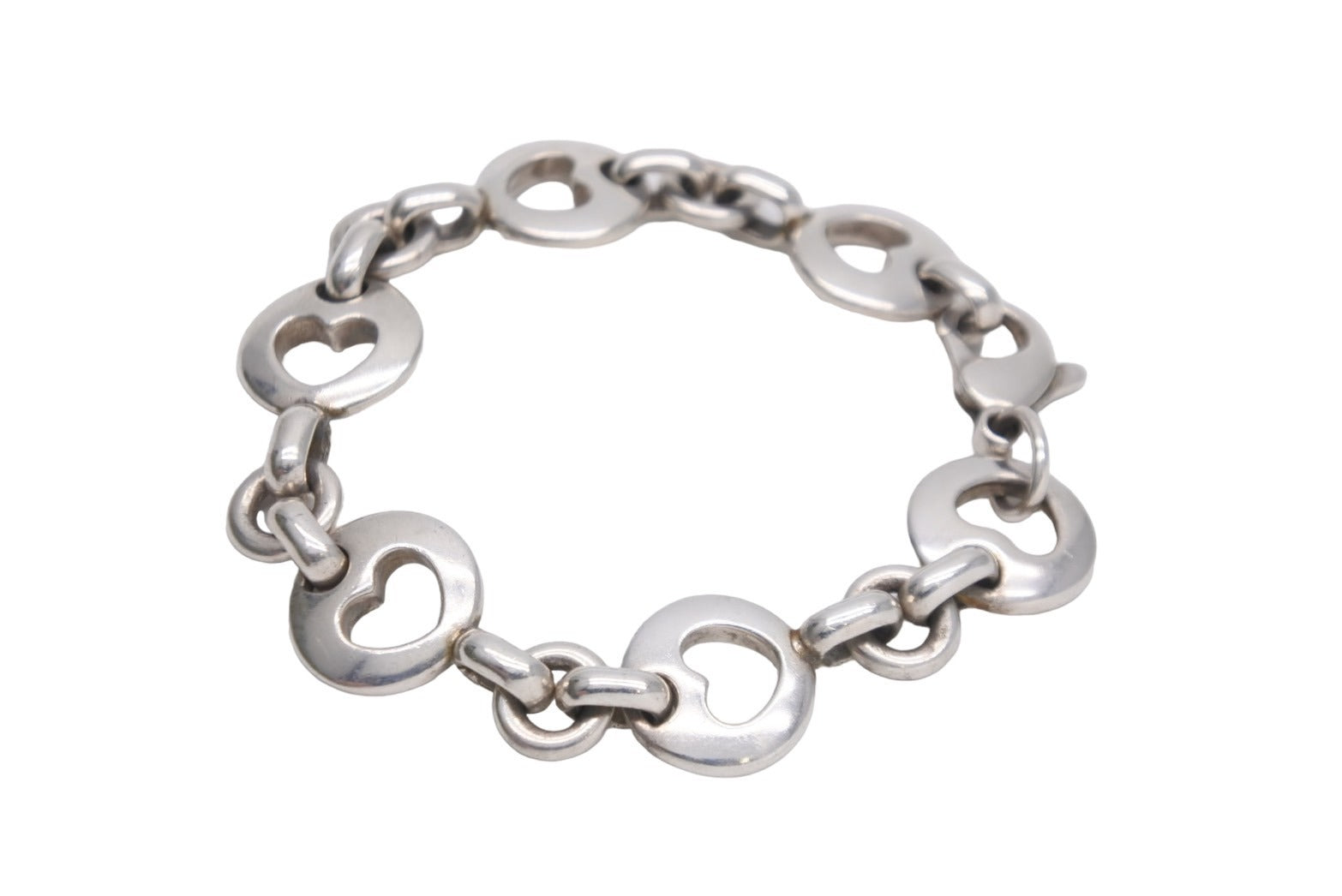 希少 ティファニー ピアスドハートブレスレット シルバー925 TIFFANY&Co. ティファニー ブレスレット ピアスドハート