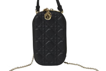 Load image into Gallery viewer, 極美品 Dior ディオール LADY DIOR フォン チェーン ショルダーバッグ ハンドバッグ ブラック S0872ONMJ_M900 現行 中古 54695