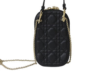 Load image into Gallery viewer, 極美品 Dior ディオール LADY DIOR フォン チェーン ショルダーバッグ ハンドバッグ ブラック S0872ONMJ_M900 現行 中古 54695