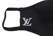 Load image into Gallery viewer, 新品 LOUIS VUITTON ルイヴィトン マスク マイユ LV イニシャルマスク マスクカバーセット ブラック ナイロン M76748 中古 54701