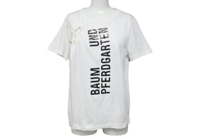 BAUM UND PFERD GARTEN バウムウンドヘルガーデン 半袖Ｔシャツ カットソー ホワイト 美品 中古 54702