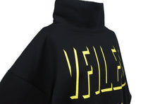 Load image into Gallery viewer, VFILES ブイファイルズ トレーナー スウェッ タートルネック コットン ブラック サイズ S 915306 美品 中古 54704
