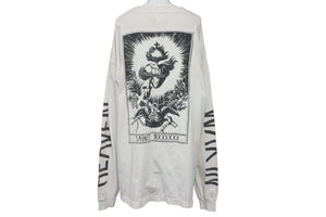 SAINT MICHAEL セントマイケル 長袖Ｔシャツ WIHフロントマリアバックハートロングT コットン ホワイト XL 美品 中古 54706 