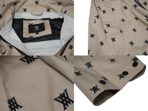 ANEW GOLF アニューゴルフ アウター レインコート ジャケット ベージュ サイズM AGCSWJK528 美品 中古 54708 