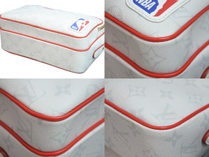 LOUIS VUITTON ルイ・ヴィトン LVxNBA ショルダーバッグ ナイル メッセンジャーPM ホワイト M45583 ゴールド金具 美品 中古 54742
