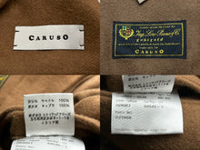 Load image into Gallery viewer, CARUSO カルーゾ ジャケット テーラードジャケット キャメル ブラウン ベージュ サイズ 48/8R 美品 中古品 54752