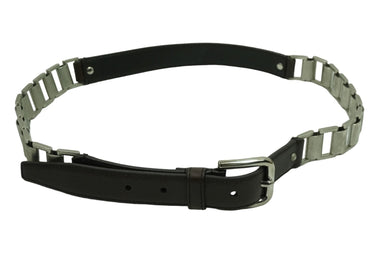 MIU MIU ミュウミュウ ベルト バックル ブラウン 603922 シルバー サイズ 90 良品 中古 54769