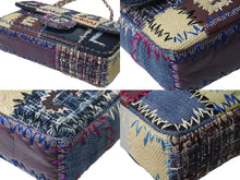 Load image into Gallery viewer, CHANEL シャネル パッチワーク ツイード チェーン ショルダーバッグ 16番台 シルバー金具 ココマーク ロゴ マルチ 美品 中古 54788