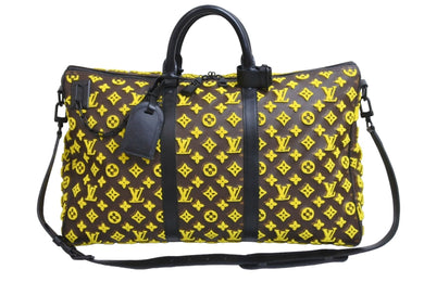 LOUIS VUITTON ルイヴィトン モノグラム タフタ― キーポル トリアングル50 2WAY ボストンバッグ M45069 美品 中古 54800