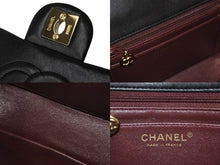 Load image into Gallery viewer, CHANEL シャネル ミニマトラッセ ショルダーバッグ 7番台 ココマーク ラムスキン ブラック ゴールド 美品 中古 54815