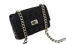 Load image into Gallery viewer, CHANEL シャネル 2.55チョコバーチェーンミニショルダーバッグ ラムスキン 6番台 ブラック シルバー金具 美品 中古 54822