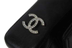 CHANEL シャネル 2.55チョコバーチェーンミニショルダーバッグ ラムスキン 6番台 ブラック シルバー金具 美品 中古 54822