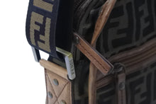 Load image into Gallery viewer, FENDI フェンディ ショルダーバッグ 7VA152 ズッカ柄 ブラウン キャンバス ゴールド金具 美品 中古 54833