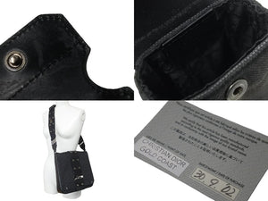極美品 ChristianDior ディオール ショルダーバック ストリートシック トロッター柄 BM-0052 キャンバス ラック 中古 54837