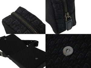 極美品 ChristianDior ディオール ショルダーバック ストリートシック トロッター柄 BM-0052 キャンバス ラック 中古 54837