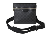 Load image into Gallery viewer, LOUIS VUITTON ルイヴィトン ショルダーバッグ N58028 トマス ブラック ダミエ グラフィット シルバー金具 美品 中古 54842
