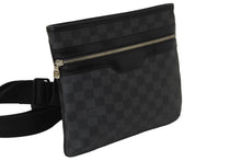 Load image into Gallery viewer, LOUIS VUITTON ルイヴィトン ショルダーバッグ N58028 トマス ブラック ダミエ グラフィット シルバー金具 美品 中古 54842